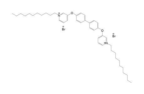 3,3'-[biphenyl-4,4'-diylbis(oxy)]bis(1-undecylpyridinium) dibromide