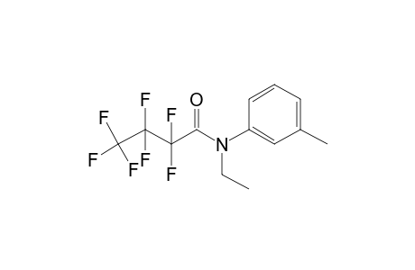 Heptafluorobutanamide, N-ethyl-N-(3-methylphenyl)-