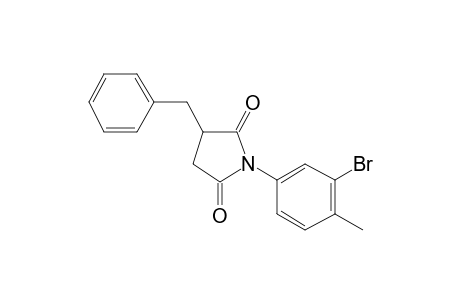 Pyrrolidine-2,5-dione, 3-benzyl-1-(3-bromo-4-methylphenyl)-