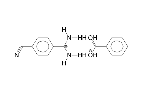 4-CYANOBENZAMIDINIUM BENZOATE