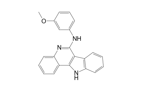 11H-Indolo[3,2-c]quinolin-6-amine, N-(3-methoxyphenyl)-