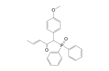 (E)-1-diphenylphosphoryl-1-(4-methoxyphenyl)-3-penten-2-one