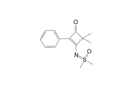 N-(2-Phenyl-4,4-dimethyl-3-oxocyclobut-1-en-1-yl)-S,S-dimethylsulfoximine