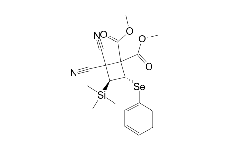 Dimethyl 4,4-Dicyano-2-(phenylseleno)-3-(trimethylsilyl)-2,3-trans-cyclobutane-1,1-dicarboxylate