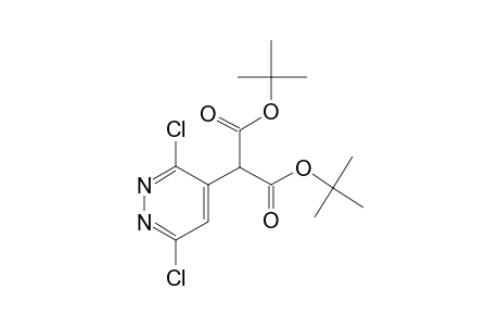 2-(3,6-dichloro-4-pyridazinyl)propanedioic acid ditert-butyl ester