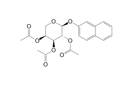 Naphth-2'-yl 2,3,4-tris[O-acetyl]-.alpha.-L-arabinopyranoside