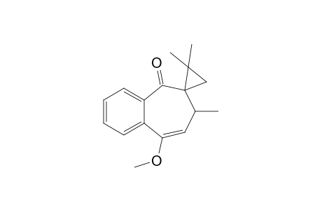 9-Methoxy-2',2',7-trimethylspiro[benzo[7]annulene-6,1'-cyclopropan]-5(7H)-one