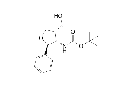 3(S*)-(N-tert-Butoxycarbonylamino)-4(S*)-(hydroxymethyl)-2(R*)-phenyltetrahydrofuran