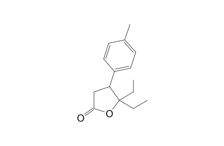 5,5-Diethyl-4-(4'-methylphenyl)tetrahydro-2-furanone