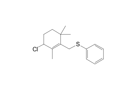 6-chloranyl-1,3,3-trimethyl-2-(phenylsulfanylmethyl)cyclohexene