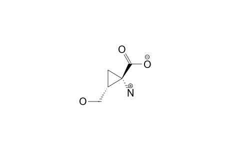 (1RS,2SR)-1-AMINO-2-(HYDROXYMETHYL)-CYCLOPROPANECARBOXYLIC-ACID