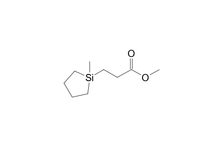 Methyl 3-(1-methyl-1-silacyclopentyl)propionate