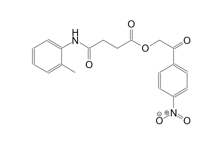 butanoic acid, 4-[(2-methylphenyl)amino]-4-oxo-, 2-(4-nitrophenyl)-2-oxoethyl ester