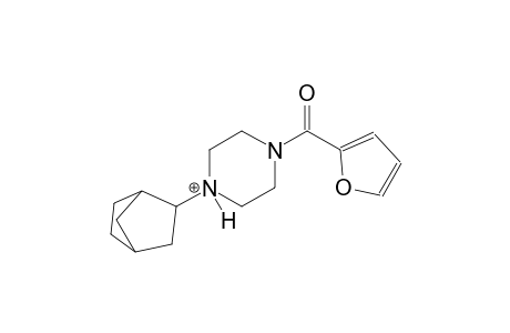 1-bicyclo[2.2.1]hept-2-yl-4-(2-furoyl)piperazin-1-ium