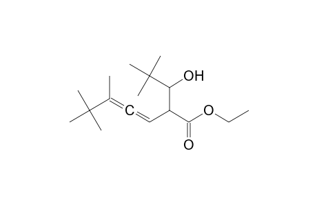Ethyl 2-(1'-hydroxy-2',2'-dimethylpropyl )-5,6,6-trimethyl-3,4-heptadienoate
