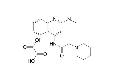 N-[2-(dimethylamino)-4-quinolinyl]-2-(1-piperidinyl)acetamide oxalate