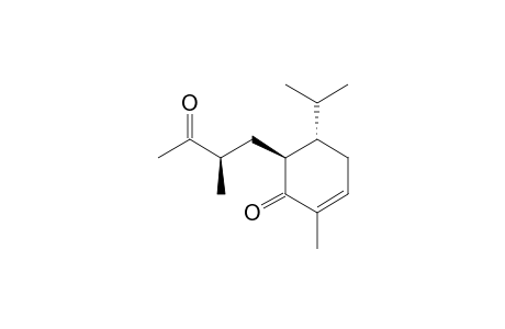 (2S,2'R,3S)-3-Isopropyl-6-methyl-2-(2'-methyl-3'-oxobutyl)-5-cyclohexen-1-one