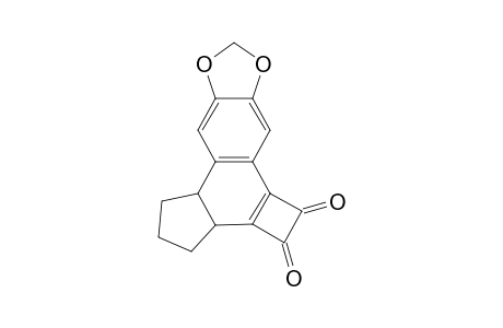 3,4,5,5a-Tetrahydro-1H-cyclobuta[5,6]cyclopenta[7,8]naphtho[2,3-d][1,3]dioxole-1,2(2bH)-dione