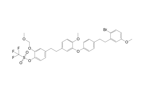 4-(3-(4-(2-Bromo-5-methoxyphenethyl)phenoxy)-4-methoxyphenethyl)-2-(methoxymethoxy)phenyl trifluoromethanesulfonate