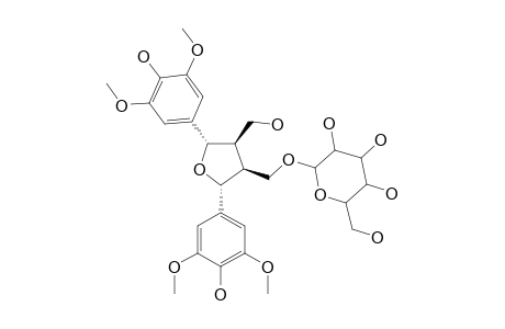 DIHYDROXYMETHYL-BIS-(3,5-DIMETHOXY-4-HYDROXYPHENYL)-TETRAHYDROFURAN-9-O-BETA-GLUCOPYRANOSIDE