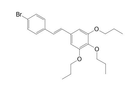 (E)-1-(4-Bromophenyl)-2-(3,4,5-tri-n-propoxyphenyl)ethene