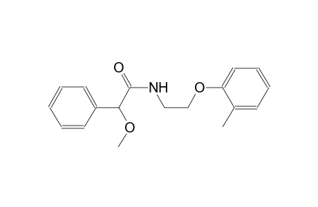 2-methoxy-N-[2-(2-methylphenoxy)ethyl]-2-phenylacetamide