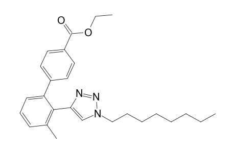 3'-Methyl-2'-(1-n-octyl-1H-1,2,3-triazol-4-yl)biphenyl-4-carboxylic acid ethyl ester