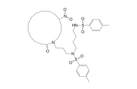 Benzenesulfonamide, 4-methyl-N-[4-[[(4-methylphenyl)sulfonyl]amino]butyl]-N-[3-(13-nitro- 2-oxoazacyclohexadec-1-yl)propyl]-