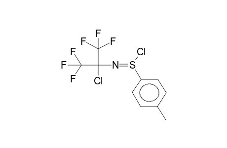 PARA-METHYLPHENYL-N-(ALPHA-CHLORO-HEXAFLUOROISOPROPYL)IMINOSULPHINYLCHLORIDE