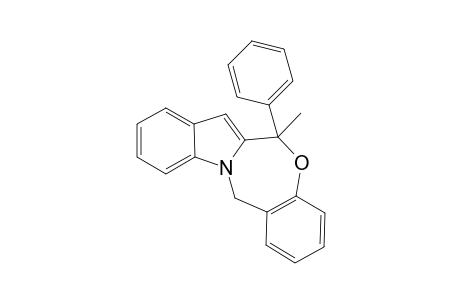 (+/-)-11-Methyl-11-phenyl-5H,11H-10-oxa-4b-aza-dibenzo[a,g]azulene