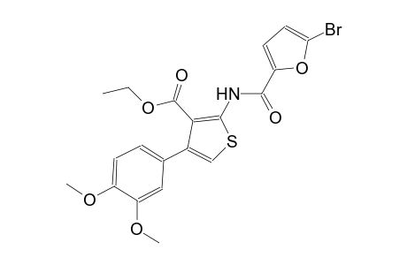 ethyl 2-[(5-bromo-2-furoyl)amino]-4-(3,4-dimethoxyphenyl)-3-thiophenecarboxylate