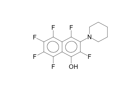 1-HYDROXY-3-PIPERIDINOHEXAFLUORONAPHTHALENE