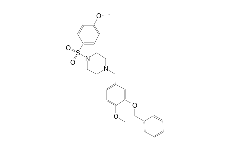 piperazine, 1-[[4-methoxy-3-(phenylmethoxy)phenyl]methyl]-4-[(4-methoxyphenyl)sulfonyl]-