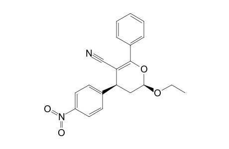 (2R*,4S*)-2-Ethoxy-6-phenyl-4-( 4'-nitrophenyl)-3,4-dihydro-2H-pyran-5-carbonitrile