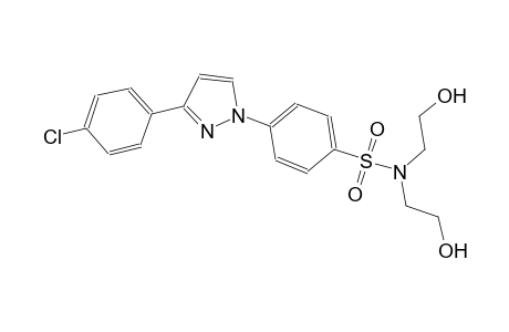 benzenesulfonamide, 4-[3-(4-chlorophenyl)-1H-pyrazol-1-yl]-N,N-bis(2-hydroxyethyl)-