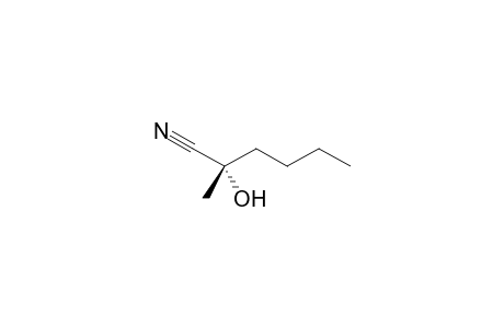 (2S)-2-hydroxy-2-methyl-hexanenitrile