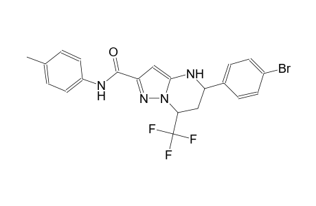 5-(4-bromophenyl)-N-(4-methylphenyl)-7-(trifluoromethyl)-4,5,6,7-tetrahydropyrazolo[1,5-a]pyrimidine-2-carboxamide