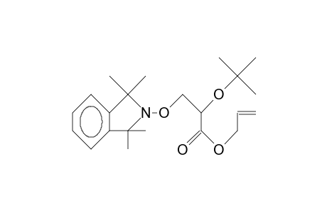 2-T-Butoxy-3-(1,1,3,3-tetramethyl-1,3-dihydro-isoindol-2-yloxy)-propionic acid, allyl ester