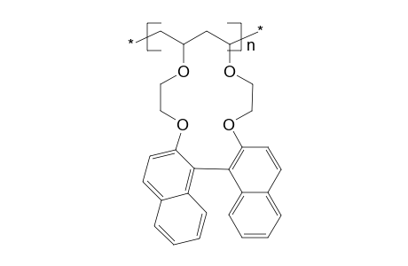 Poly[(-)-(s)-2,2'-bis(2-vinyloxyethoxy)-1,1'-binaphthyl]