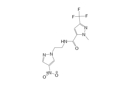 1-methyl-N-[2-(4-nitro-1H-pyrazol-1-yl)ethyl]-3-(trifluoromethyl)-1H-pyrazole-5-carboxamide