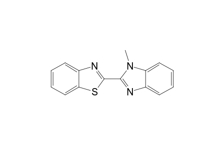 2-(Benzothiazol-2-yl)-1-methyl-benzimidazole