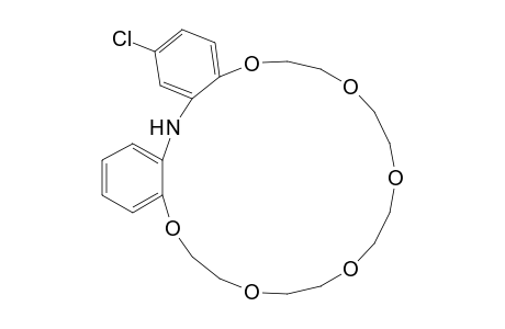 2-Chloro-6,7,9,10,12,13,15,16,18,19-decahydro-25H-dibenzo[b,t][1,4,7,10,13,16,19]-monoazahexaoxacycloheneicosin