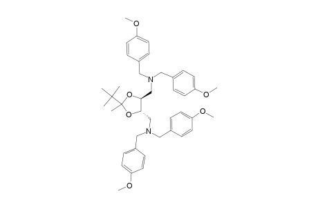(4S,5S)-2-TERT.-BUTYL-N,N,N',N'-TETRAKIS-[(4-METHOXYPHENYL)-METHYL]-2-METHYL-1,3-DIOXOLANE-4,5-DIMETHANAMINE