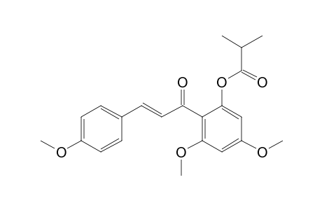 2'-Hydroxy-4,4',6'-trimethoxychalcone, 2-methylpropionate