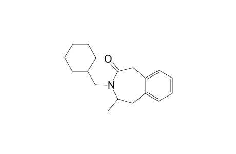 3-CYCLOHEXYLMETHYL-4-METHYL-1,3,4,5-TETRAHYDRO-3-BENZAZEPIN-2-ONE