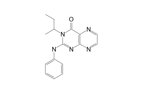 3-Anilino-2-sec-butylpteridin-4(3H)-one