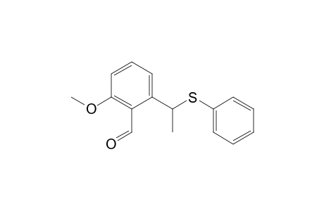 (+-)-Phenyl .alpha.-(2-formyl-3-methoxyphenyl)ethyl Sulfide