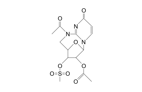 5'-N-Acetyl-2,5'-imino-1-(2-O-acetyl-3-O-methylsulfonyl-B-D-arabinofuranosyl)-uracil