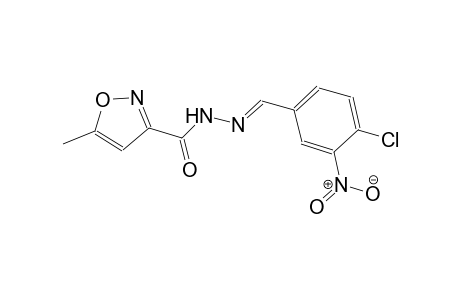 N'-[(E)-(4-chloro-3-nitrophenyl)methylidene]-5-methyl-3-isoxazolecarbohydrazide
