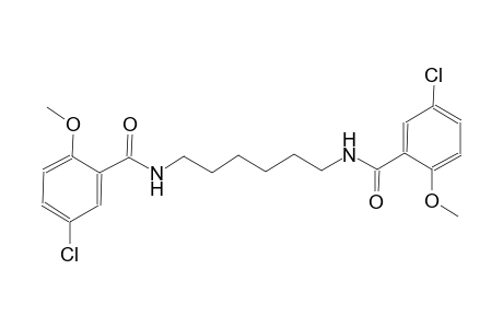 5-chloro-N-{6-[(5-chloro-2-methoxybenzoyl)amino]hexyl}-2-methoxybenzamide